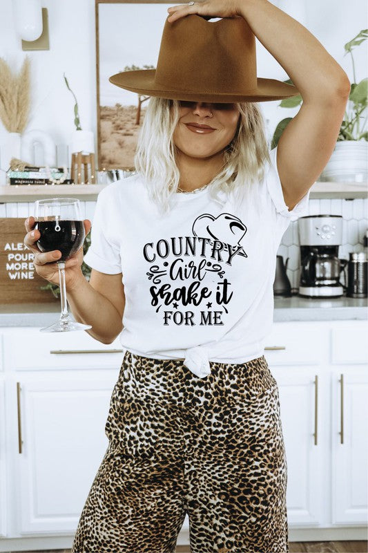 COUNTRY GIRL SHAKE IT FOR ME TEE