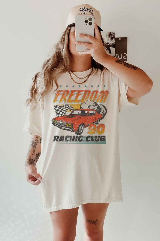 FREEDOM RACING OVERSIZED TEE